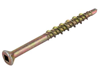 Bilde av Gulv-/listeskrue elforsinket gulkrom hvitt 50 stk,