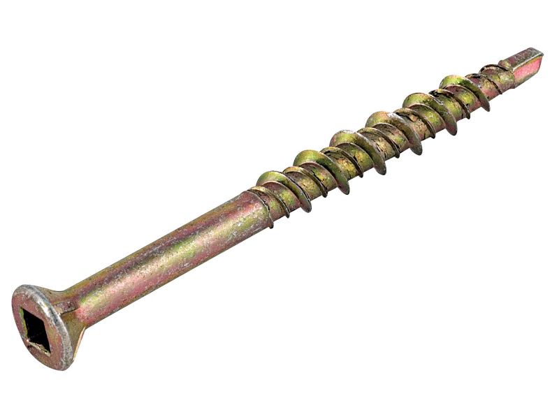 Bilde av Gulv-/listeskrue elforsinket gulkrom hvitt 50 stk,