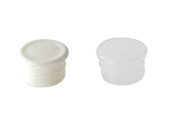 Bilde av Dekkpropp plast/hvit Ø 13x10mm 24 stk,