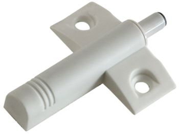 Bilde av Dørdemper plast hvit 46x53mm 2 stk,