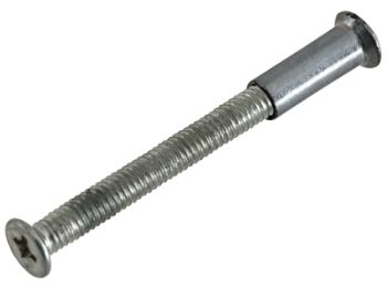 Bilde av Skiltskrue forniklet 4x40/4x15mm 2 stk,