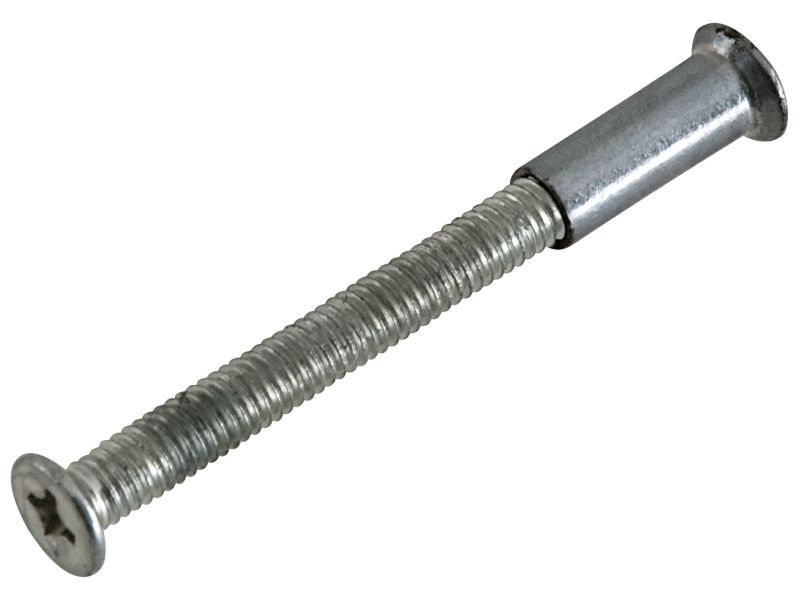 Bilde av Skiltskrue forniklet 4x40/4x15mm 2 stk,