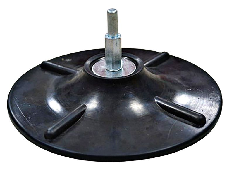 Bilde av Tactix gummitallerken 125 mm velcro