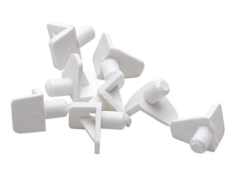 Bilde av Hyllebærer nylon/hvit Ø5mm 24 stk,