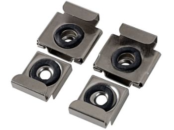 Bilde av Speilklemmesett med fjær rustfritt 21x27mm