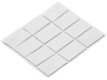 Bilde av Møbelfilt selvklebende hvit 22x22 12 stk,