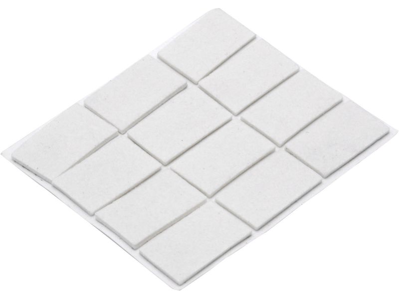 Bilde av Møbelfilt selvklebende hvit 22x22 12 stk,