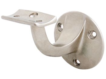 Bilde av Gelenderholder aluminium/sølv 65x55mm 2 stk,