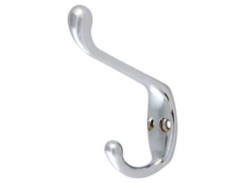 Bilde av Hattekrok Zamak/krom 43x105mm