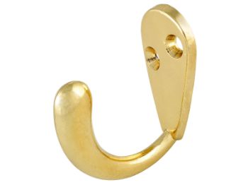 Bilde av Kleskrok enkel Zamak/messing 35x50mm