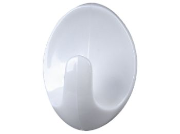 Bilde av Krok plast hvit 57mm 2 stk,