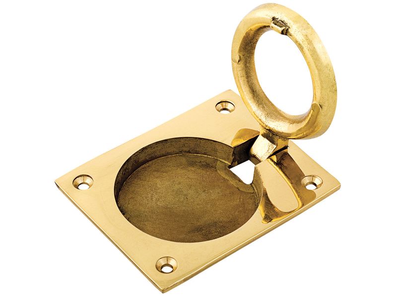 Bilde av Lukering messing polert 71x57mm