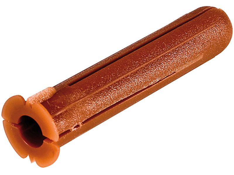 Bilde av Universalplugg plast brun 40mm 10 stk,