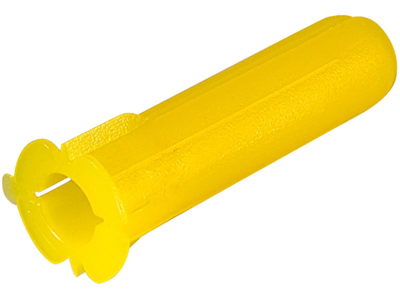 Bilde av Universalplugg plast gul 22mm 10 stk,