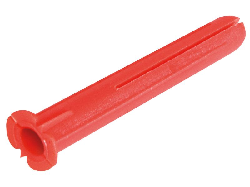 Bilde av Universalplugg plast rød 35mm 10 stk,