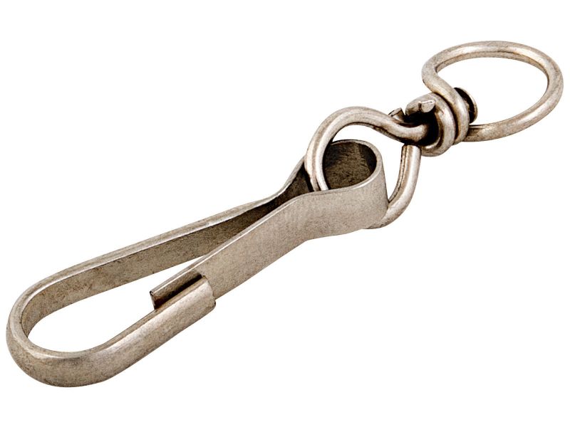 Bilde av Karabinkrok m/ring forniklet 42mm