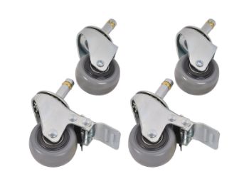 Bilde av Hjulsett for containerkasse, 4 hjul