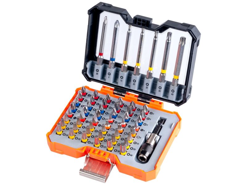 Bilde av Bitssett 56 deler S2-kvalitet