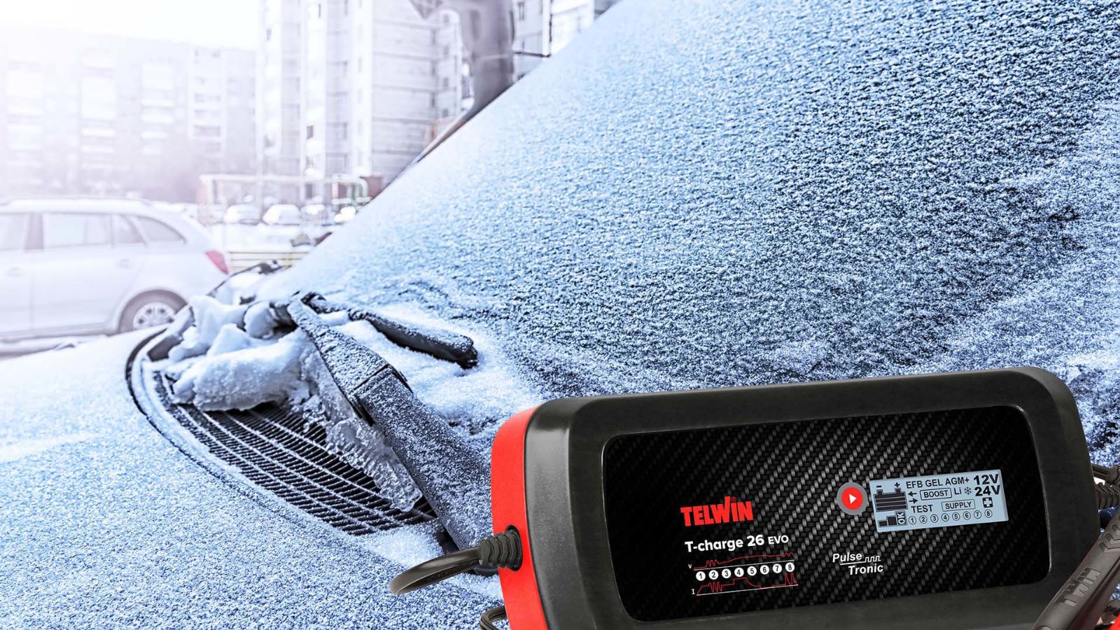 Lad batteriet før vintersesongen –  unngå startproblemer med vedlikeholdslading!