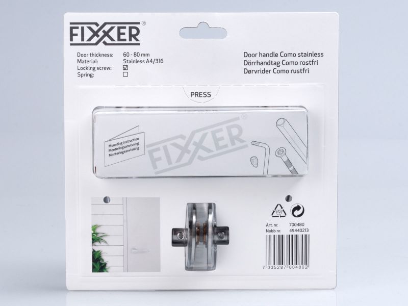 Bilde av Dørvrider Como rustfri A4