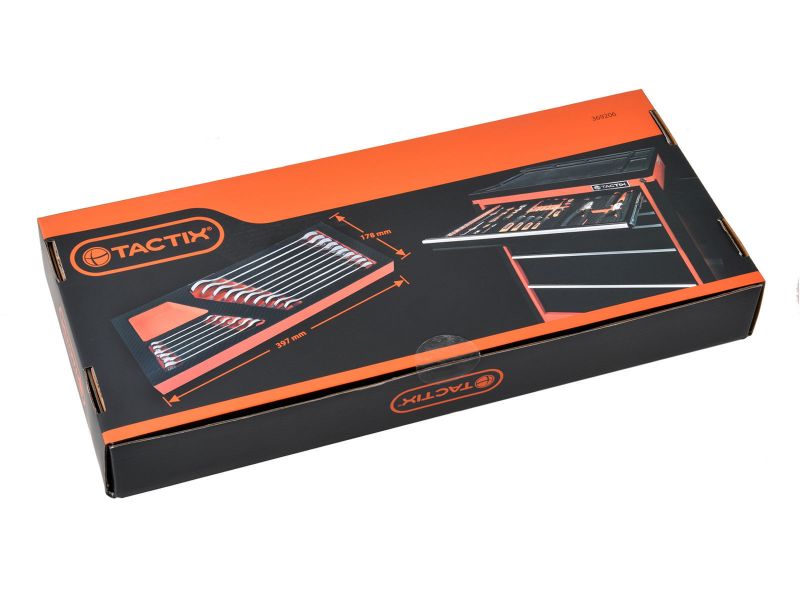 Bilde av Verktøysett f/vogn 16 deler kombinasjonsnøkler