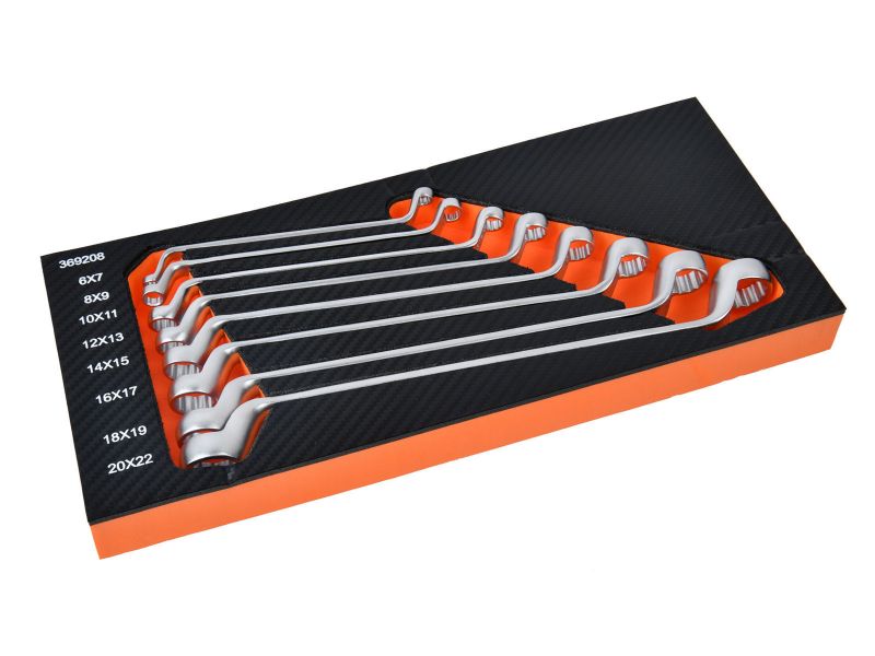 Bilde av Verktøysett f/vogn 8 deler ringnøkler