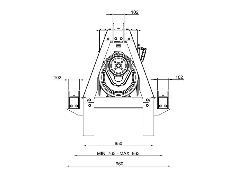 Bilde av Strømaggregat Farmer 42L 400V traktordrevet