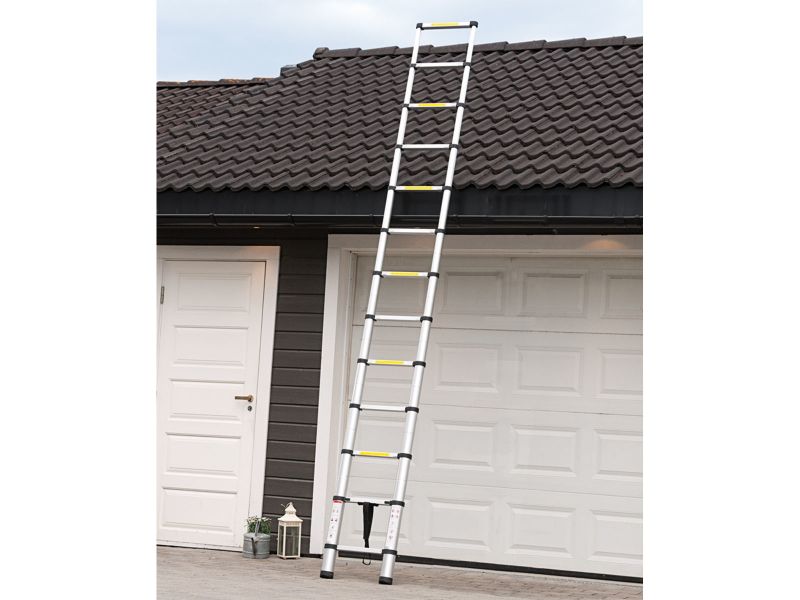 Bilde av Teleskopstige alum 3,8m 13 trinn