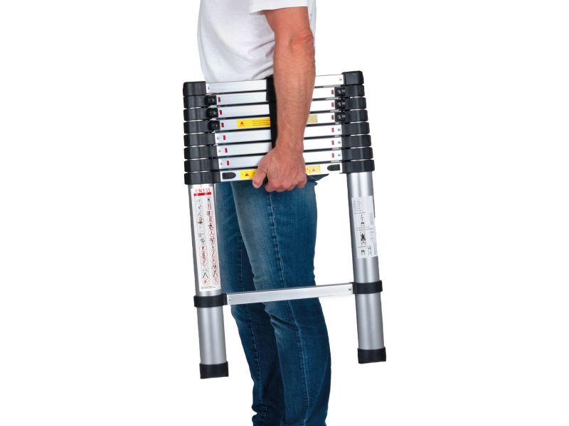 Bilde av Teleskopstige alum 2,6m 9 trinn