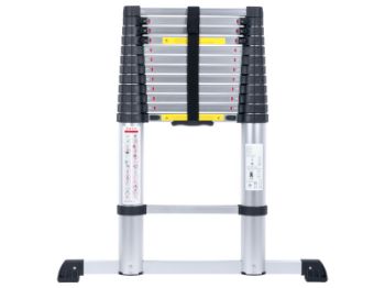 Bilde av Teleskopstige alum 3,8m 13 trinn